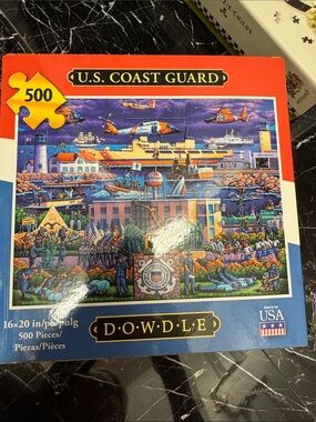 DOWDLE U.S. Coast Guard 500-Piece Jigsaw Puzzle - Blue/Orange